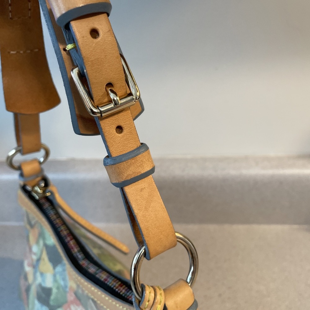 BTG Y2K Dooney & Bourke Satchel Handbag Multicolor Candies Coated Canvas - Picture 7 of 16